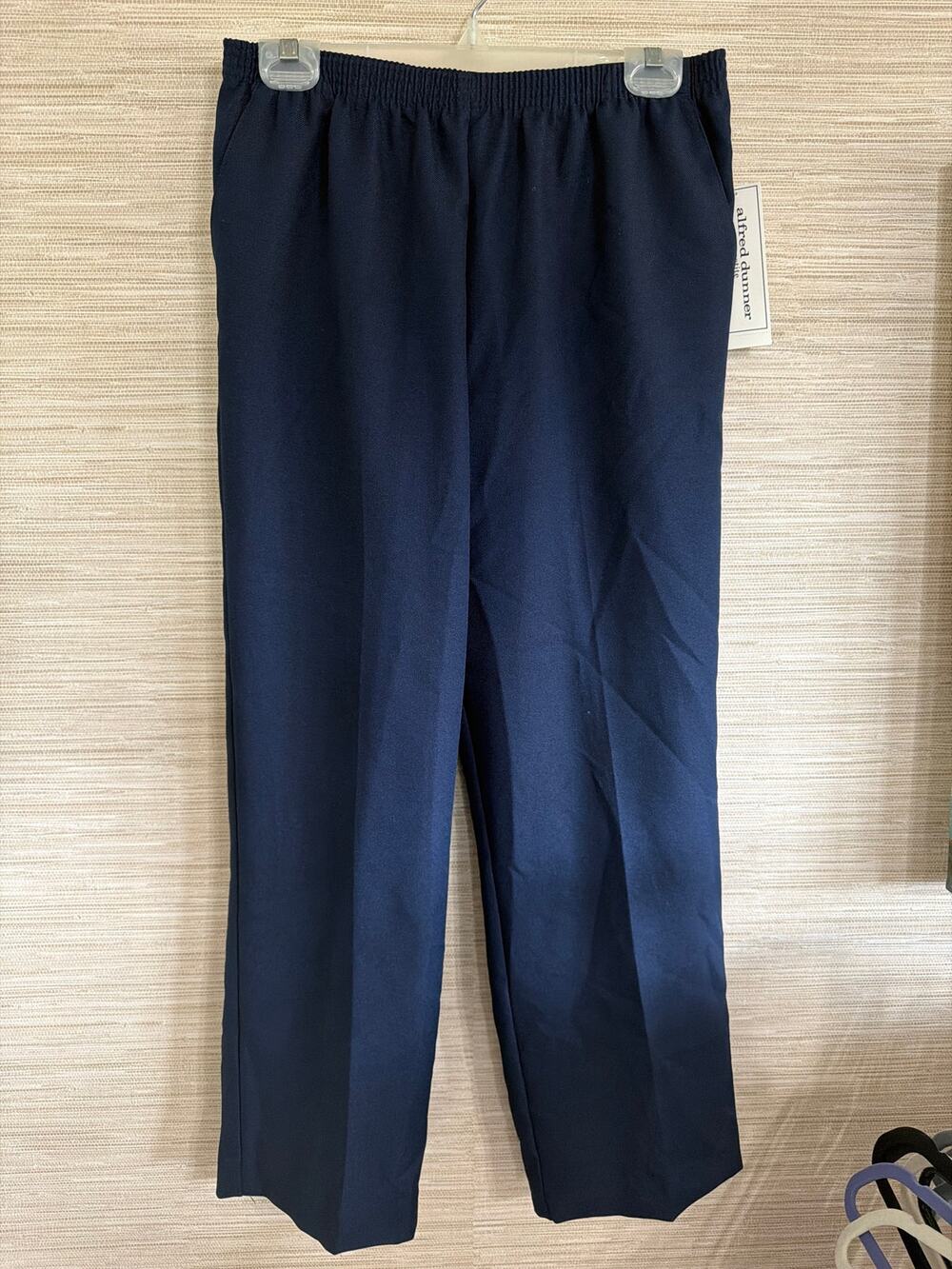 Alfred dunner Classic Fit Pant Navy Blue size 10P NWT